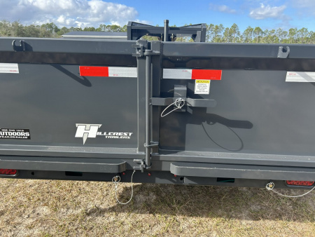 New 2025 Hillcrest Trailers 15.9K 7X16 Gooseneck Dump Trailer