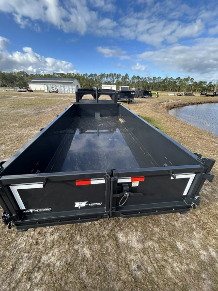 New 2025 Hillcrest Trailers 15.9K 7X16 Gooseneck Dump Trailer
