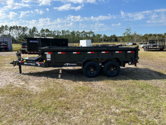 New 2025 Hillcrest Trailers 14K 7X14 Dump Trailer