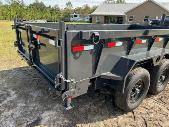 New 2025 Hillcrest Trailers 14K 7X14 Dump Trailer