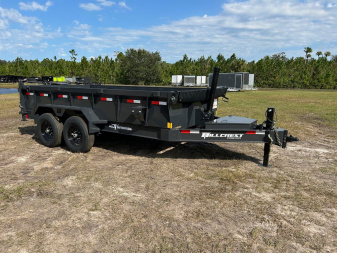 New 2025 Hillcrest Trailers 14K 7X14 Dump Trailer