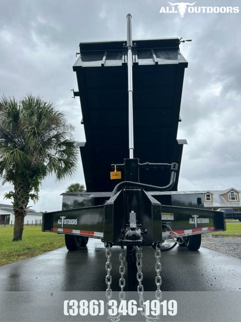 New 2025 Caliber Trailer Mfg 7x14 - 14K High Side Dump Trailer