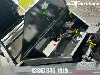 New 2025 Caliber Trailer Mfg 7x14 - 14K High Side Dump Trailer