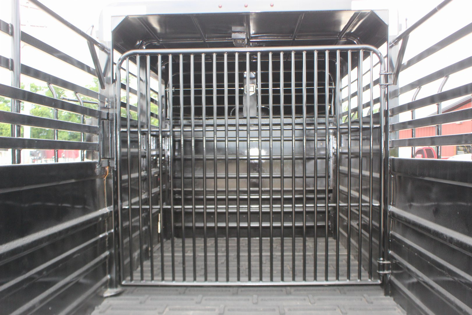 New 2025 GR Trailer 6.8 x 16 Gooseneck Half -Top Livestock