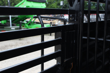 New 2025 GR Trailer 6.8 x 16 Gooseneck Half -Top Livestock