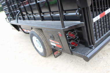 New 2025 GR Trailer 6.8 x 16 Gooseneck Half -Top Livestock