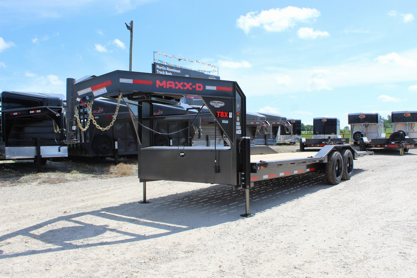 New 2026 MAXX-D T8X 102"x24' Gooseneck Equipment Tilt Trailer