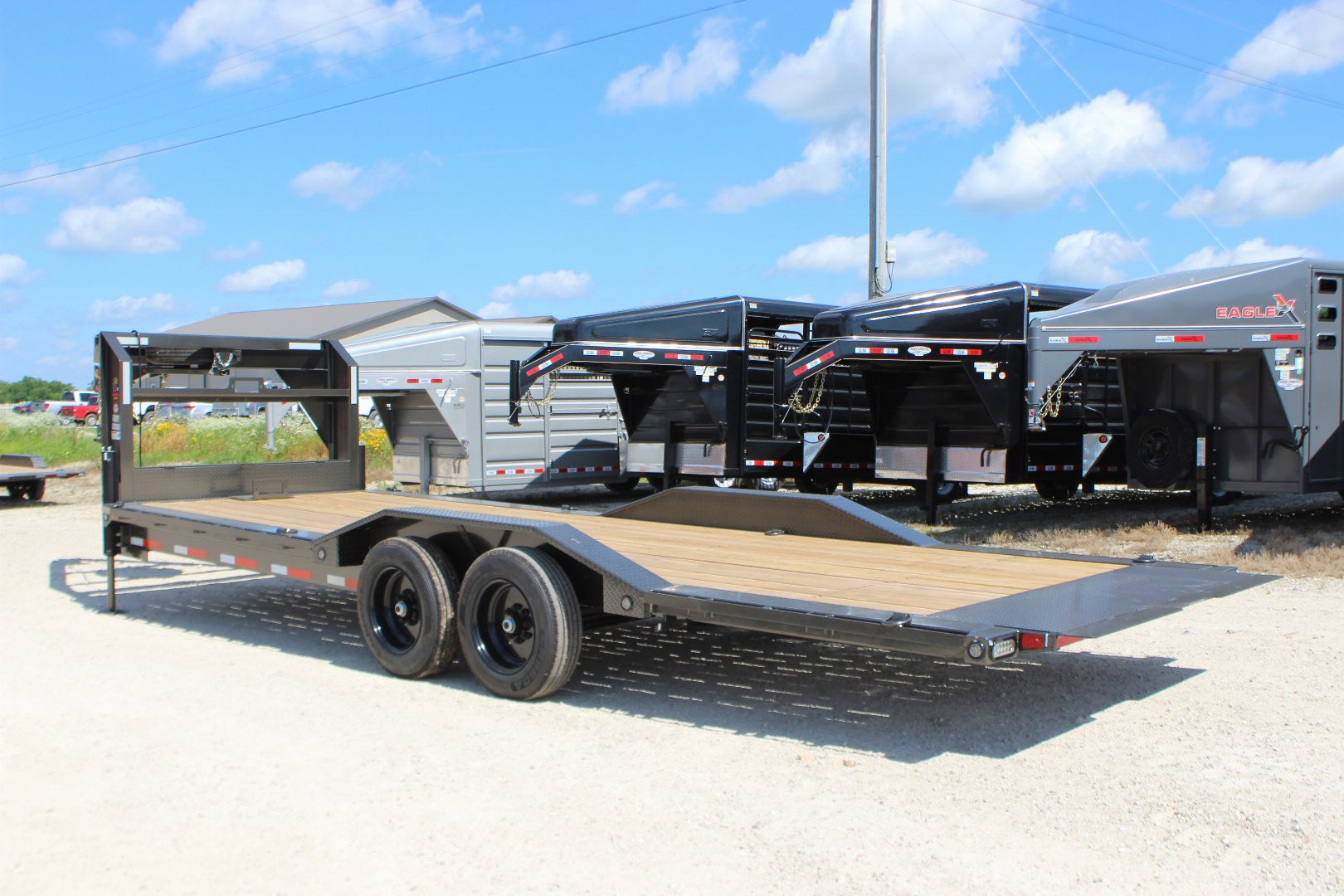 New 2026 MAXX-D T8X 102"x24' Gooseneck Equipment Tilt Trailer