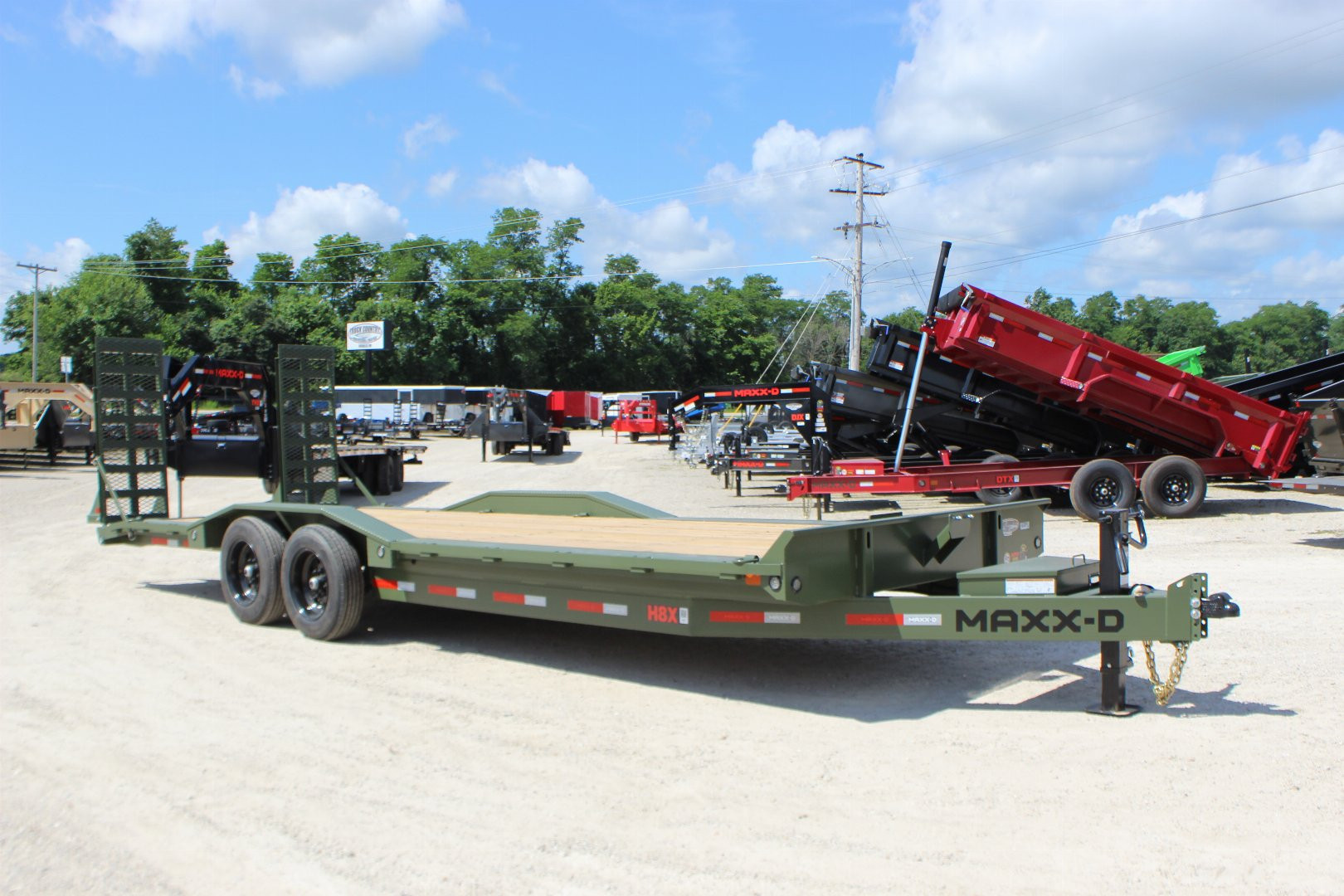 New 2026 MAXX-D H8X 102" x 24' Equipment Trailer