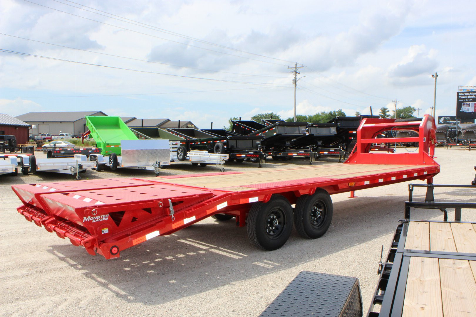 New 2026 PJ TRAILERS 102" x 25' LS Flatbed Trailer