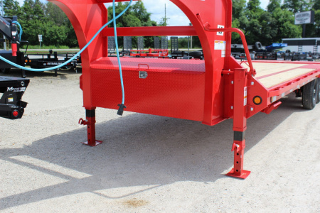 New 2026 PJ TRAILERS 102" x 25' LS Flatbed Trailer