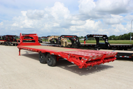 New 2026 PJ TRAILERS 102" x 25' LS Flatbed Trailer