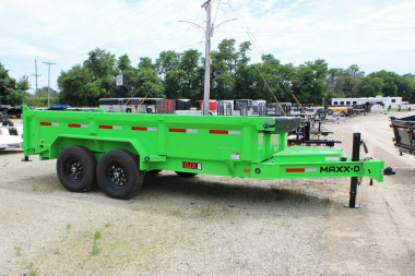 New 2026 MAXX-D DJX 14' BP Dump Trailer
