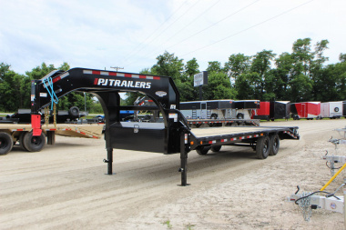 New 2026 PJ TRAILERS 102  x 25' LS Gooseneck Flatbed Trailer
