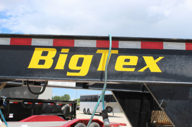 Used 2021 Big Tex 25' gooseneck Flatbed Trailer