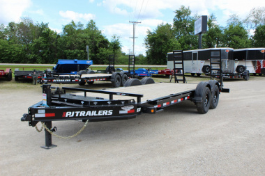 New 2025 PJ Trailers EV 20' BP Equipment Trailer