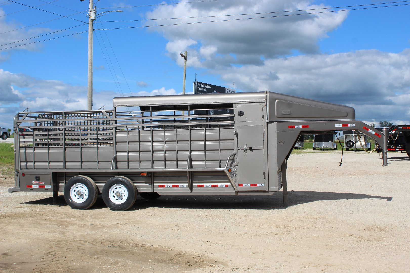 New 2025 GR TRAILERS 6.8' x 20' Livestock w/ dog boxes