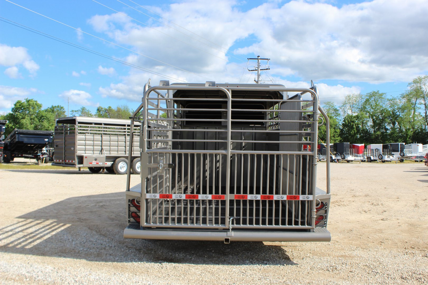 New 2025 GR TRAILERS 6.8' x 20' Livestock w/ dog boxes