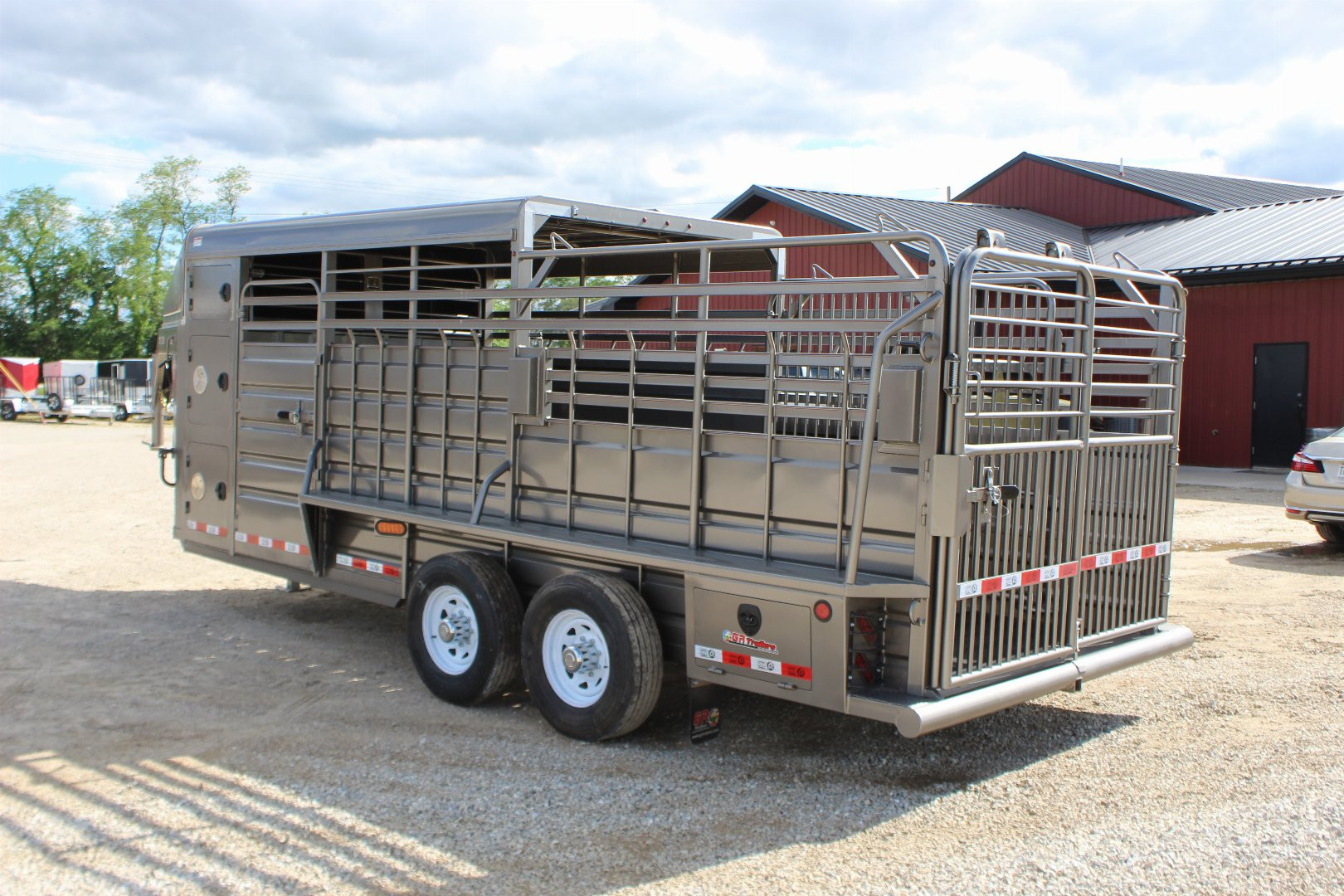 New 2025 GR TRAILERS 6.8' x 20' Livestock w/ dog boxes