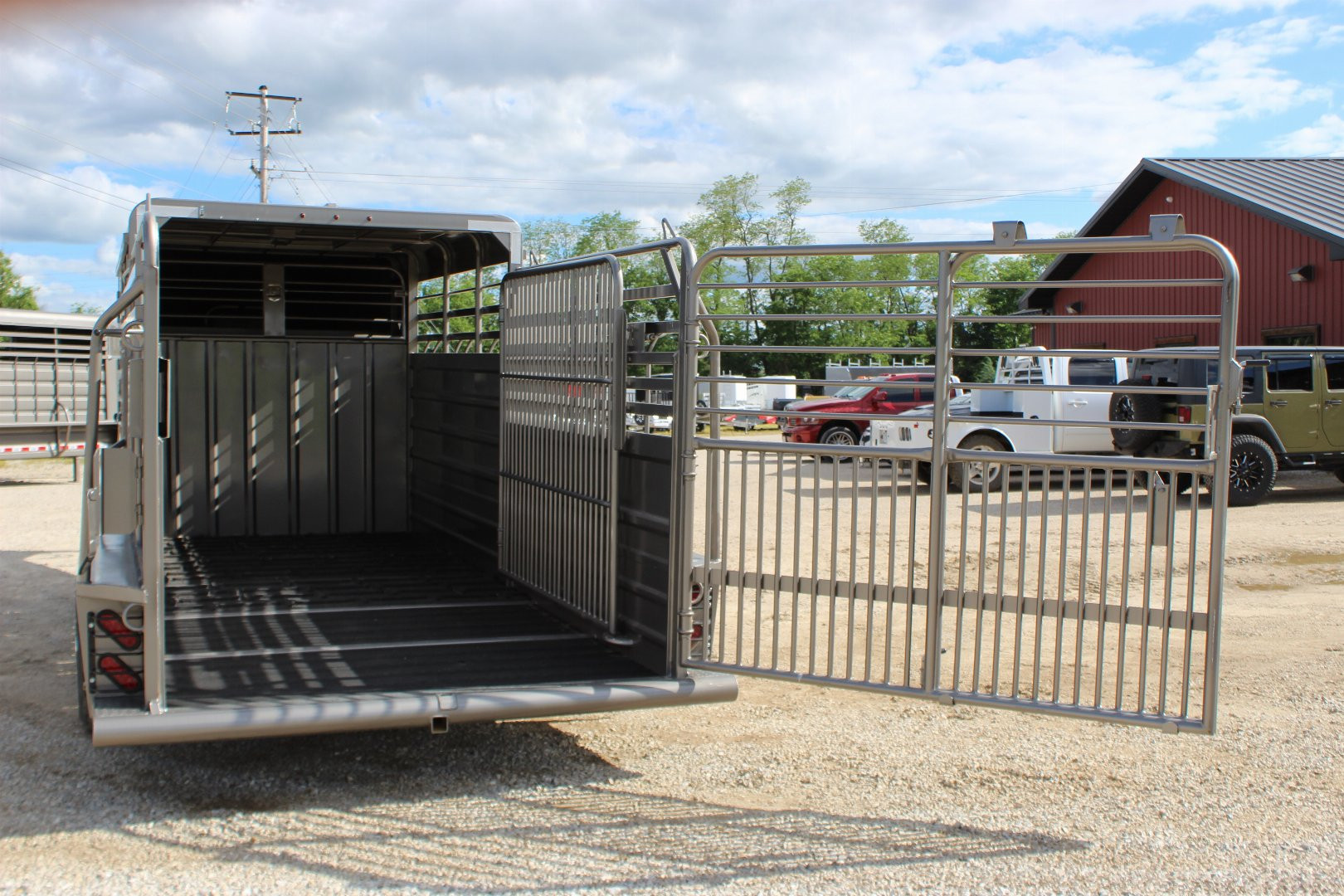New 2025 GR TRAILERS 6.8' x 20' Livestock w/ dog boxes