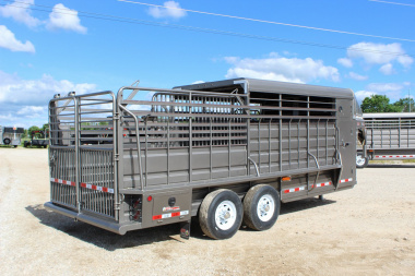 New 2025 GR TRAILERS 6.8' x 20' Livestock w/ dog boxes