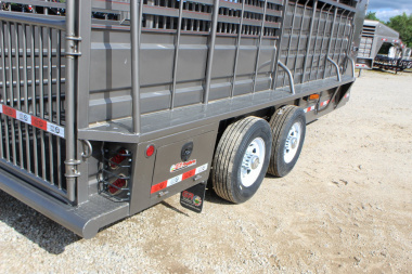 New 2025 GR TRAILERS 6.8' x 20' Livestock w/ dog boxes