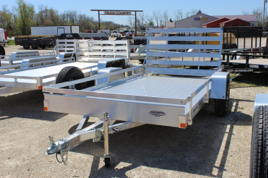 New 2025 Bear Track 76x12 Aluminum Utility Trailer