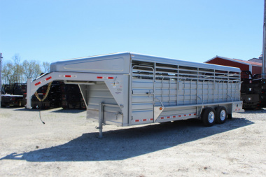 New 2025 GR Trailers 6.8x24 Gooseneck Livestock Trailer