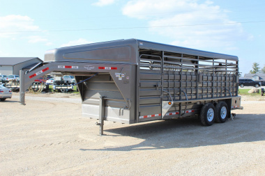 New 2025 GR Trailer 6.8' x 20' Gooseneck Livestock