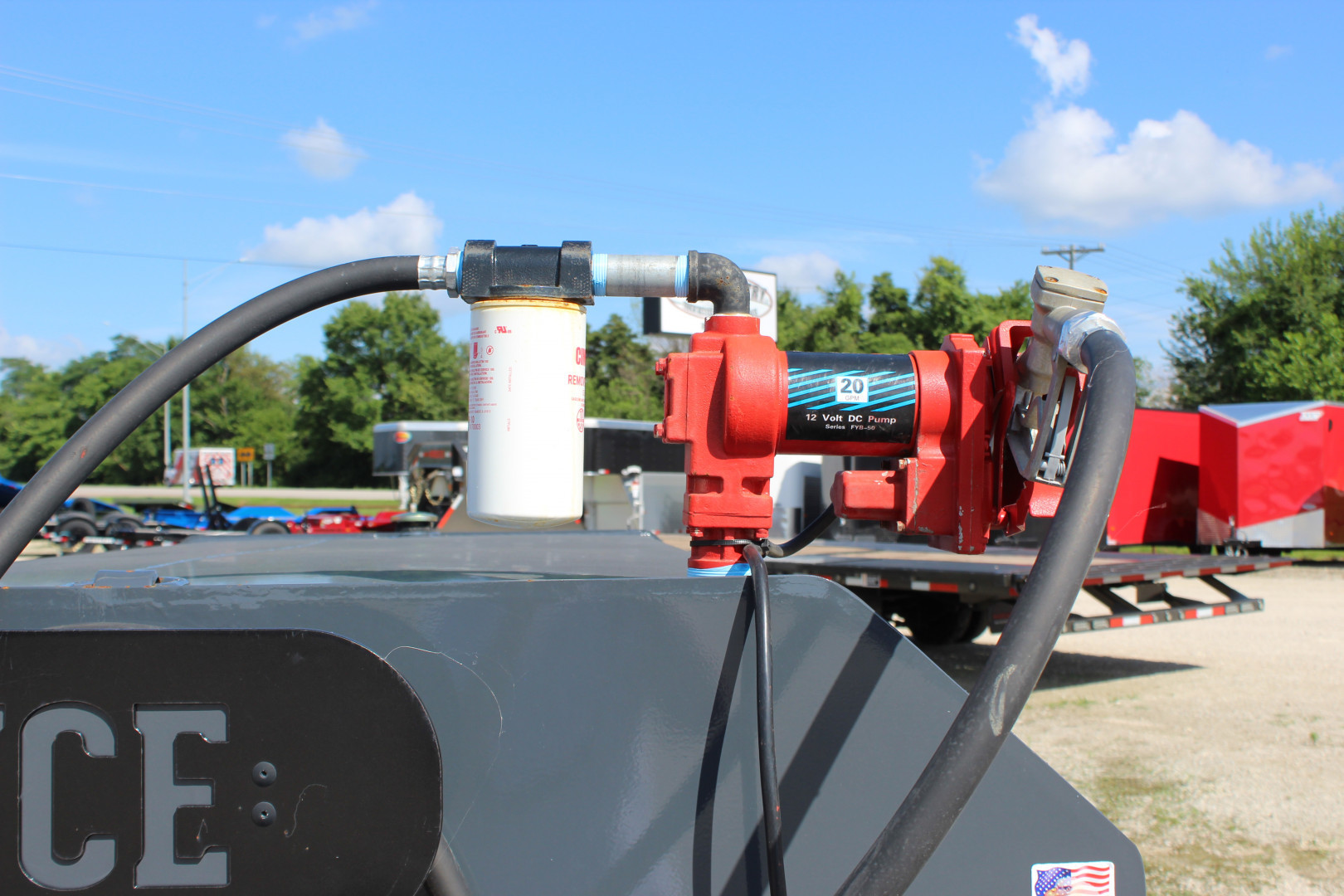 New 2025 JCE 750 Gal. Fuel Trailer