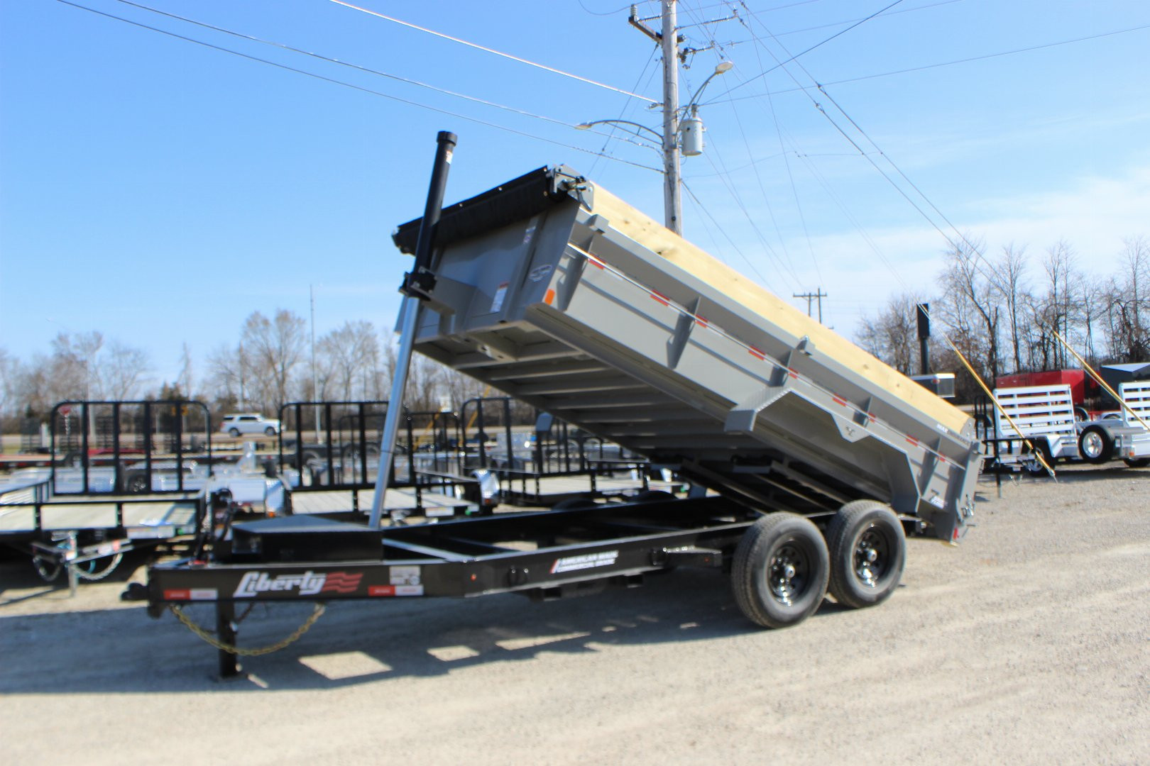 New 2025 LIBERTY 14' BP Dump Trailer