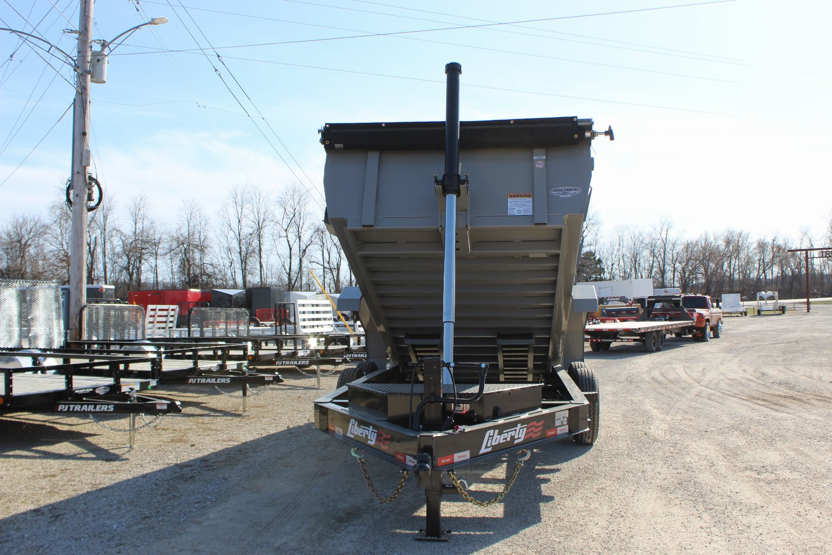 New 2025 LIBERTY 14' BP Dump Trailer