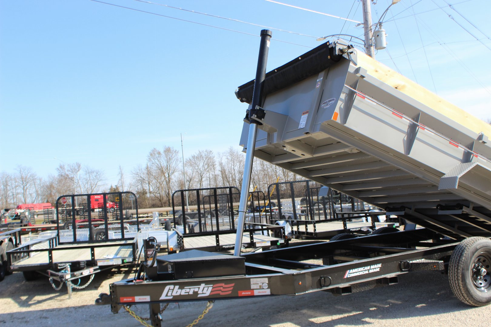 New 2025 LIBERTY 14' BP Dump Trailer