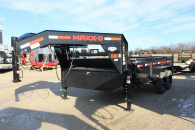 New 2025 MAXXD DJX 14' gooseneck Dump Trailer