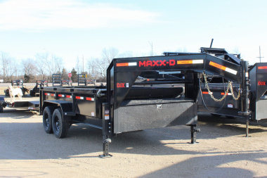New 2025 MAXXD DJX 14' gooseneck Dump Trailer