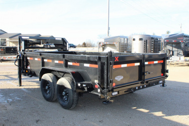 New 2025 MAXXD DJX 14' gooseneck Dump Trailer