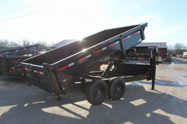New 2025 MAXXD DJX 14' gooseneck Dump Trailer