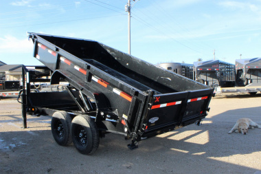 New 2025 MAXXD DJX 14' gooseneck Dump Trailer