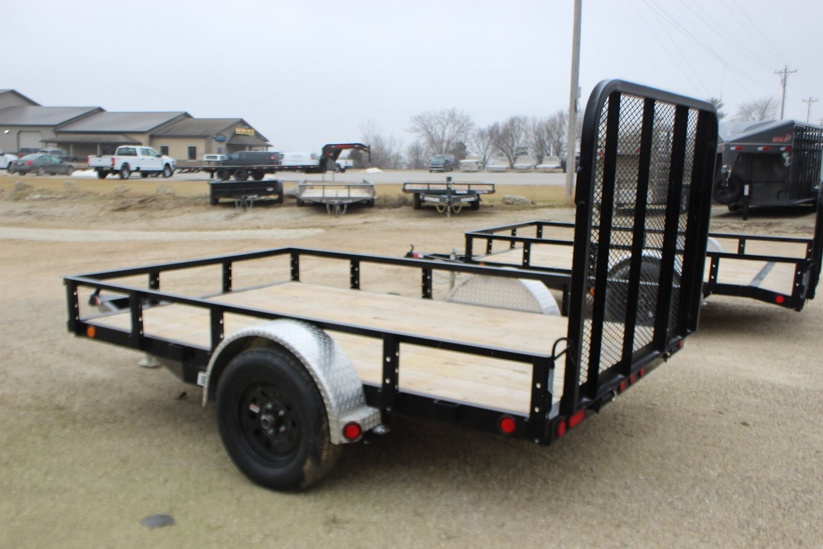 New 2025 PJ Trailer 77" x 10' U7 Utility Trailer