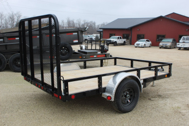 New 2025 PJ Trailer 77" x 10' U7 Utility Trailer