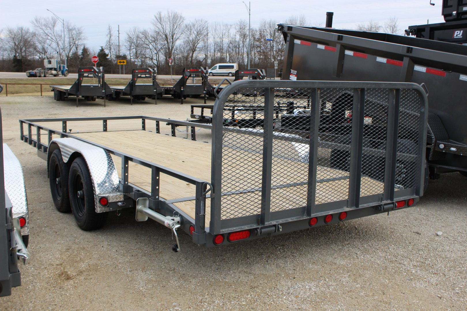 New 2025 PJ Trailer 83" x 20' UL Utility Trailer