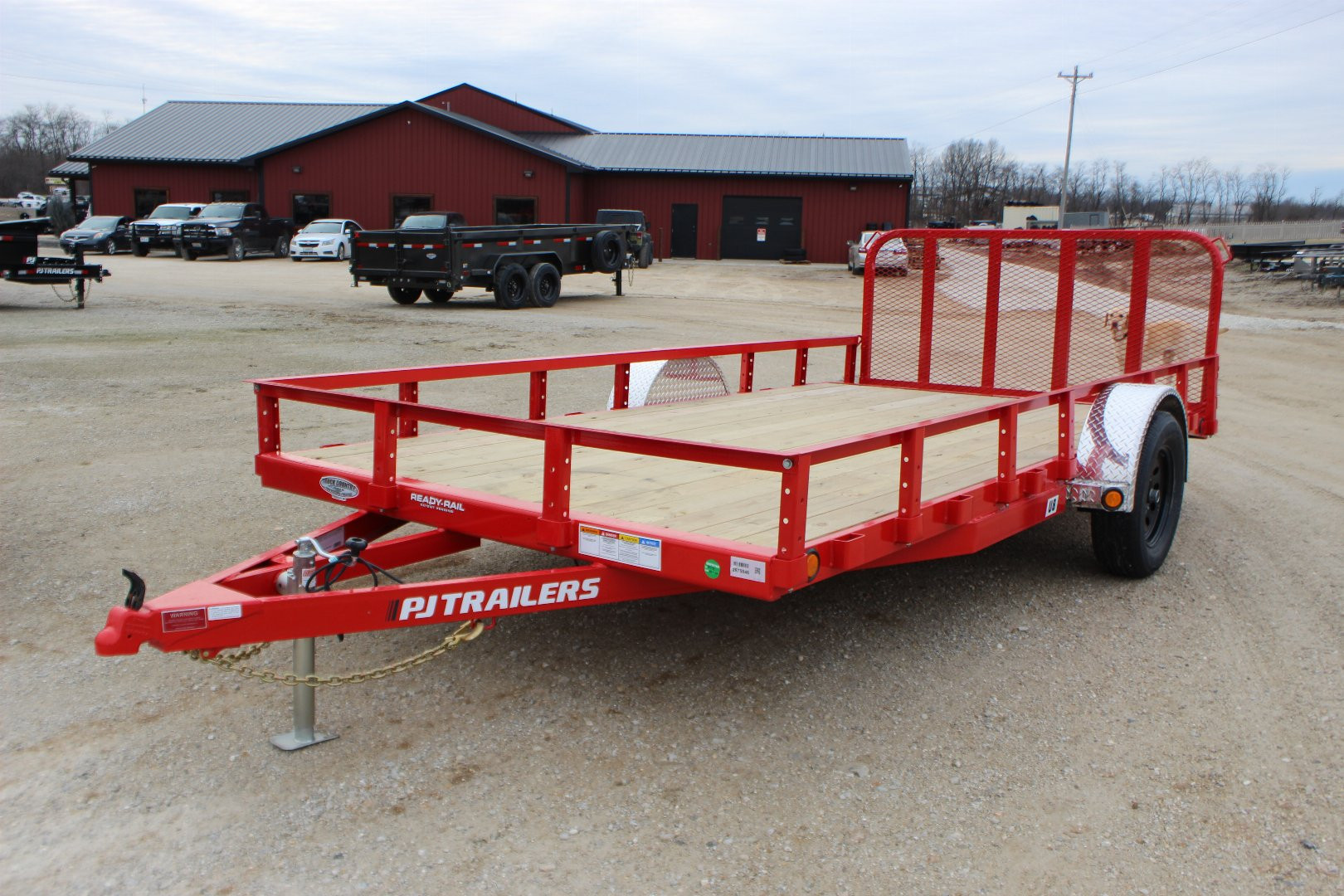 New 2025 PJ TRAILERS 83" x 14' U8 Utility Trailer