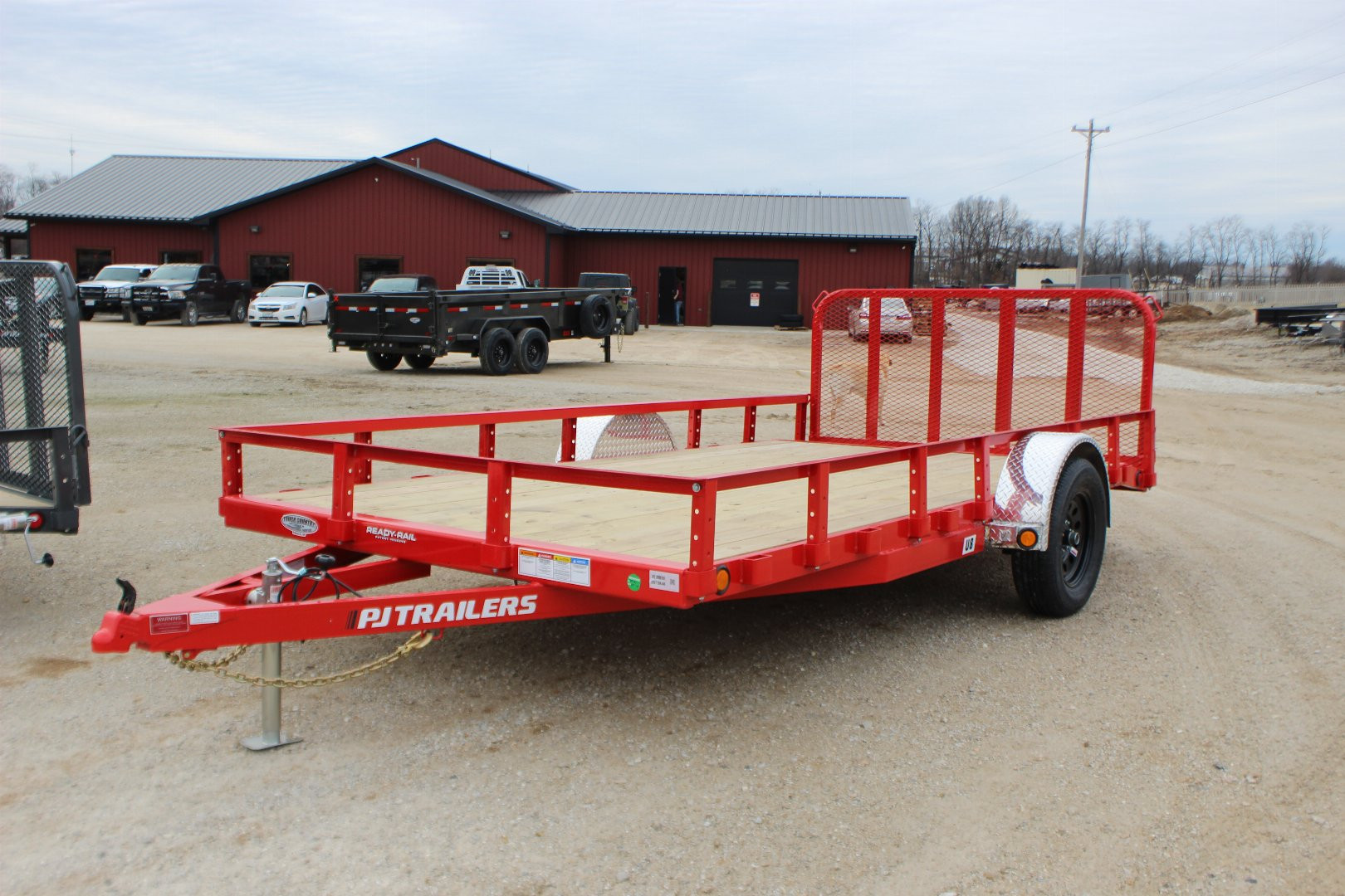 New 2025 PJ TRAILERS 83" x 14' U8 Utility Trailer