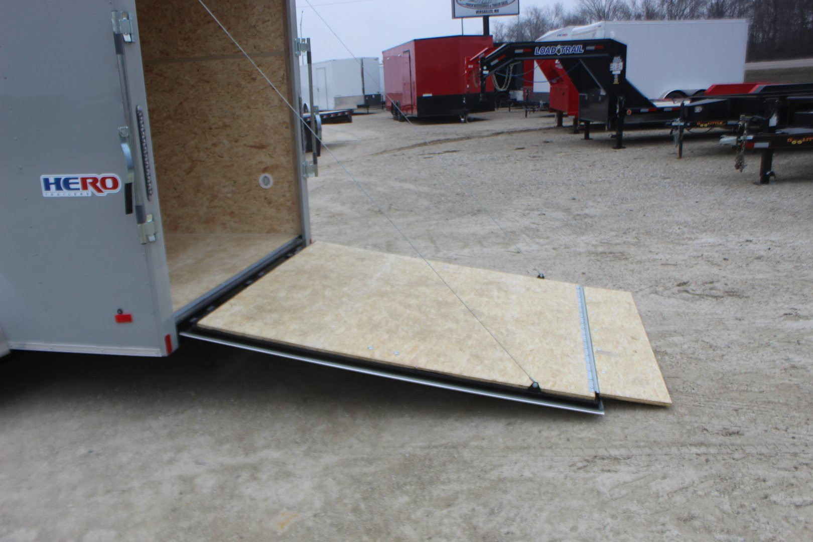 New 2025 Bravo 7 x14 Hero Cargo Enclosed Trailer