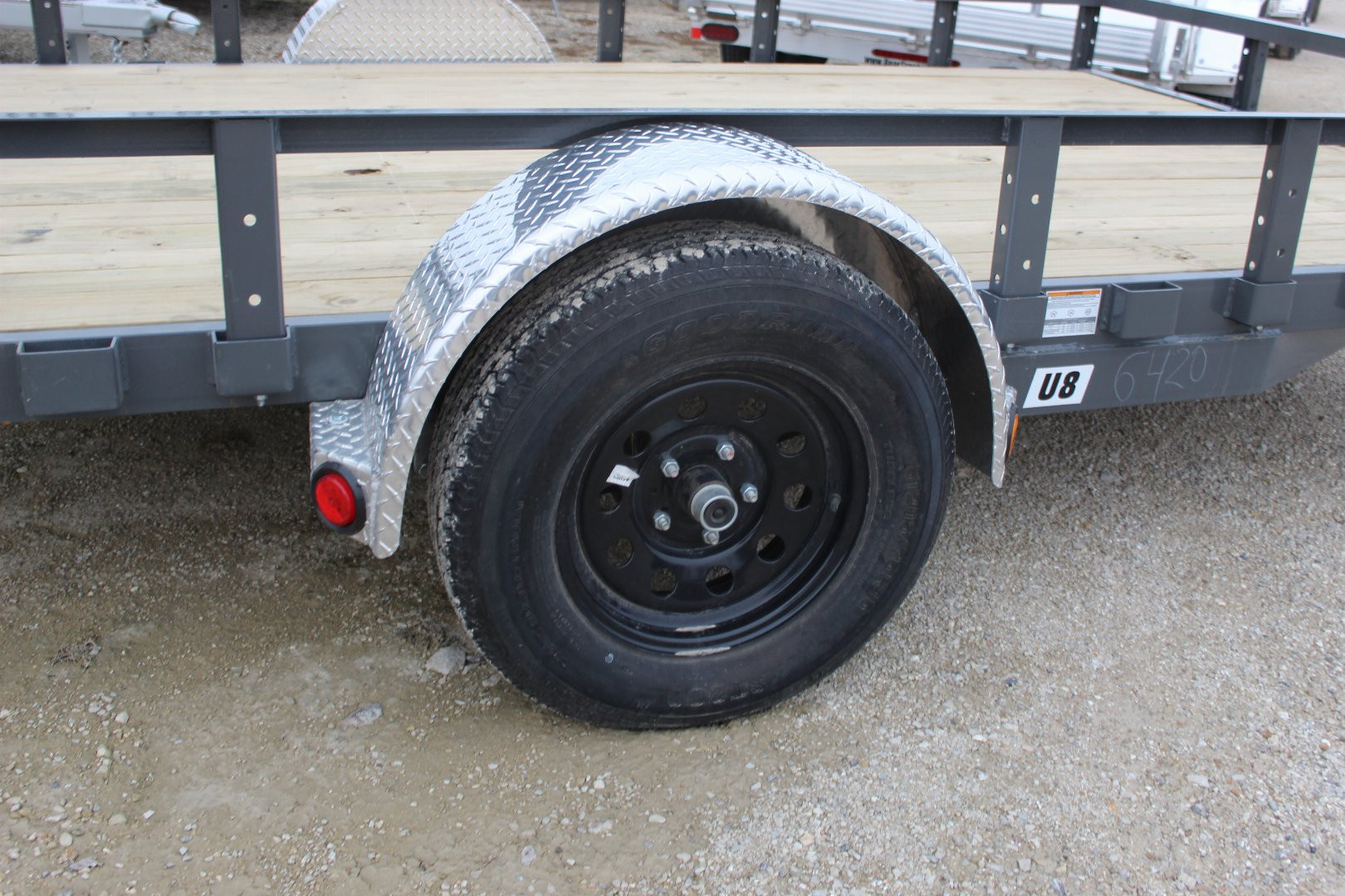 New 2025 PJ Trailers U8 83" x 12' Utility Trailer