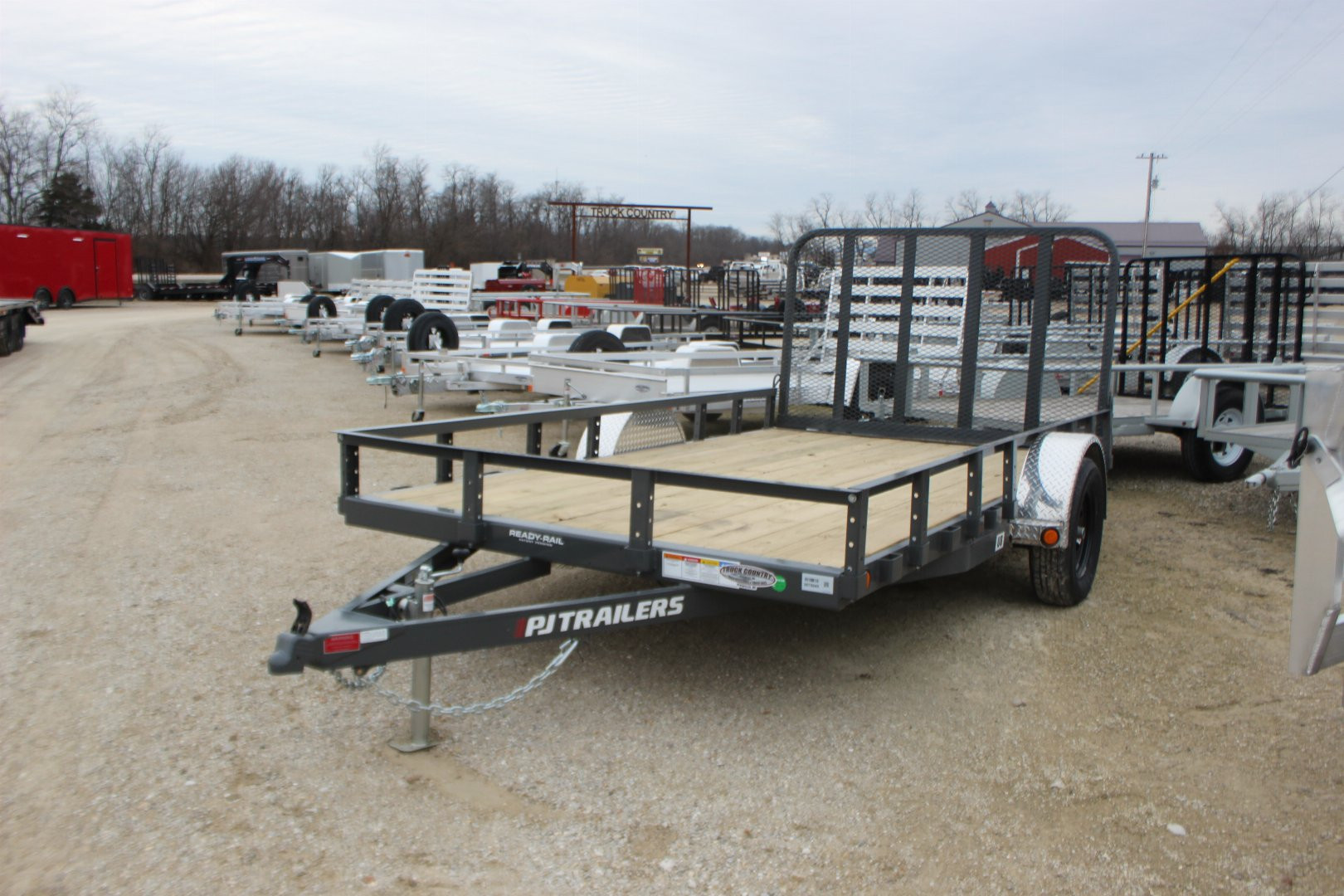 New 2025 PJ Trailers U8 83" x 12' Utility Trailer