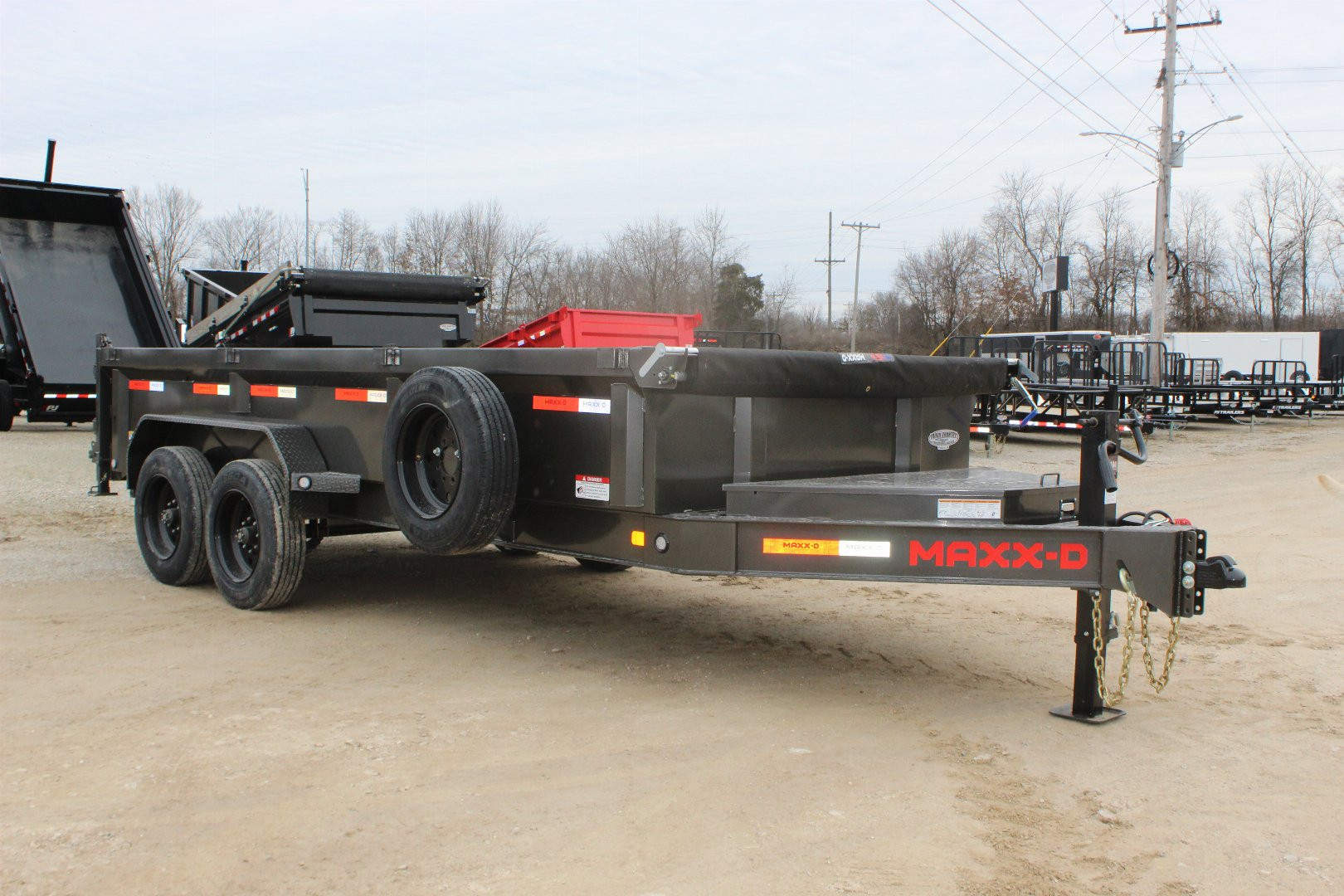 New 2025 MAXXD DJX 16' Dump Trailer