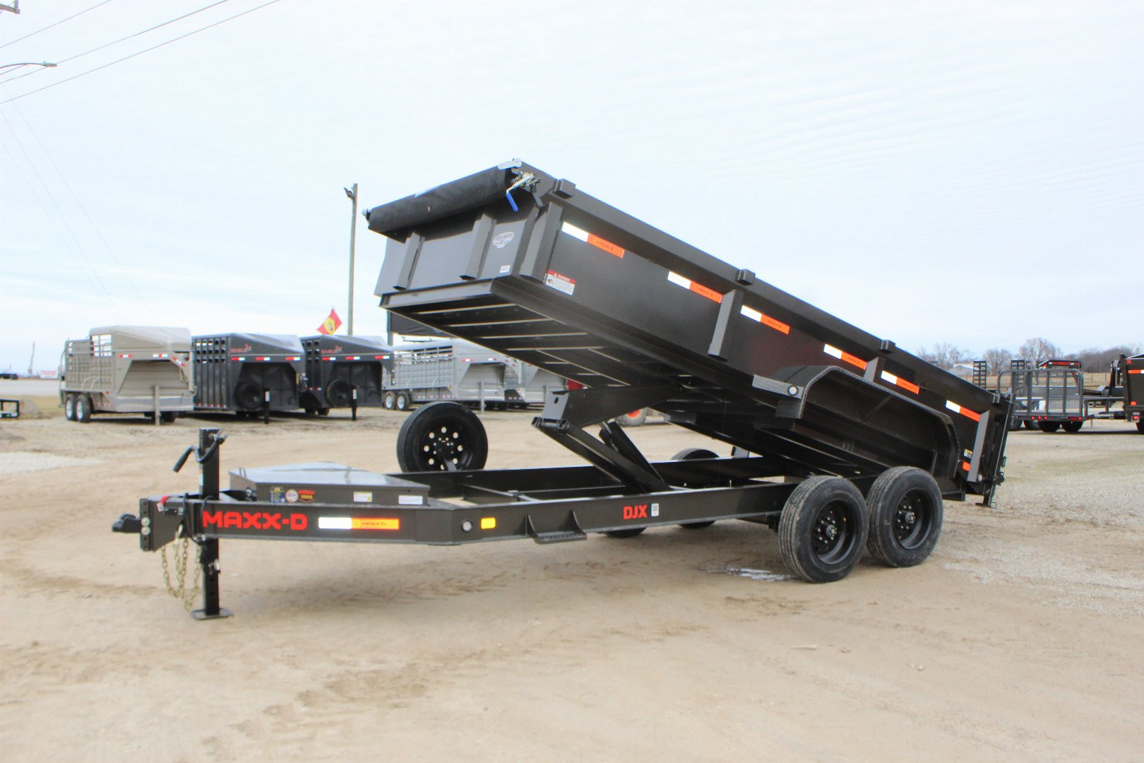 New 2025 MAXXD DJX 16' Dump Trailer
