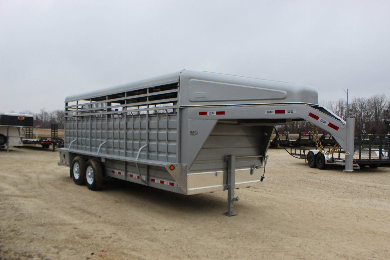 New 2025 GR Trailer 6.8' x 20' Gooseneck Livestock
