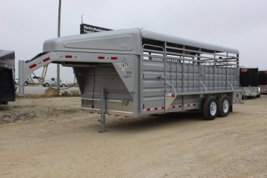 New 2025 GR Trailer 6.8' x 20' Gooseneck Livestock